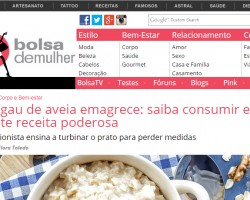 Mingau de aveia emagrece: saiba consumir e anote receita poderosa