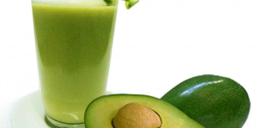 Smothie de abacate com manga
