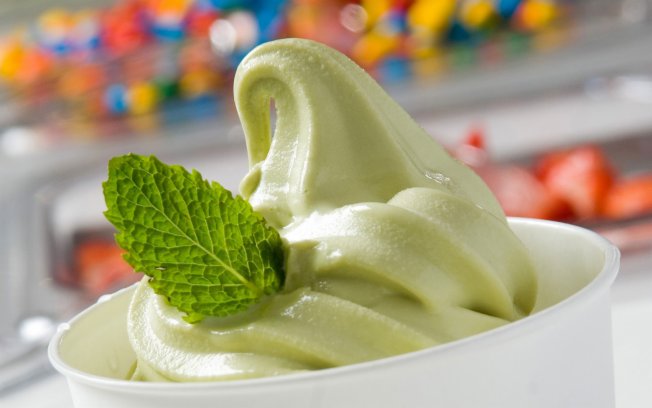 Creme de abacate com Hortelã