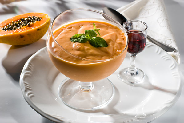 Creme de Papaya com linhaça