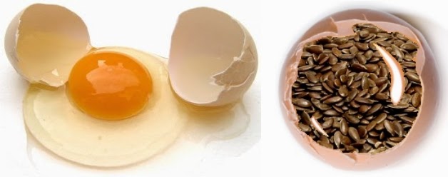 Linhaça para substituir ovos em receitas