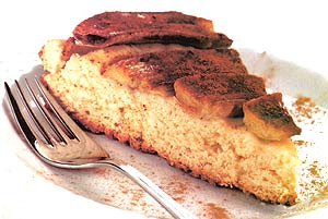 Bolo de banana no microondas