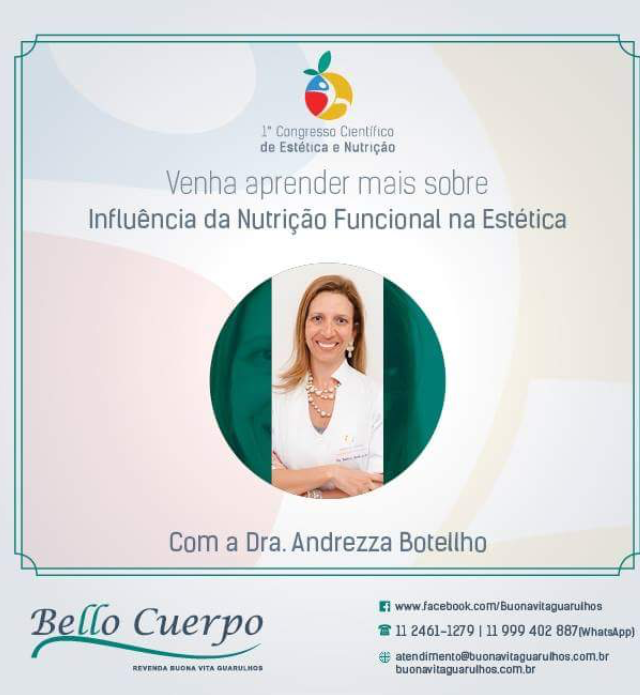 Palestra Dra. Andrezza Botelho – 1o. Congresso Científico de Estética e Nutrição