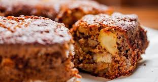 Bolo afrodisíaco de castanhas e maçã