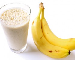 Lanche da tarde – Banana com whey  protein