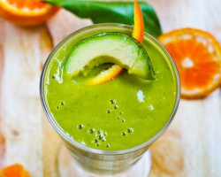 Creme de Abacate com Laranja