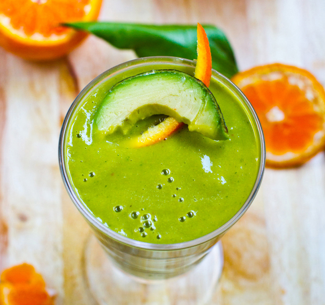 Creme de Abacate com Laranja