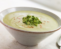 Sopa fria de abacate