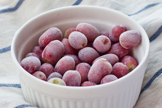 Uvas congeladas