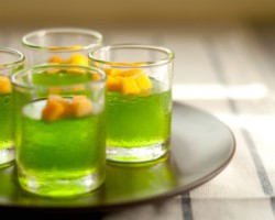 Gelatina de chá verde