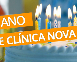 Um ano de clínica nova