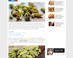 Mastigar cardamomo depois de comer é truque de nutricionista