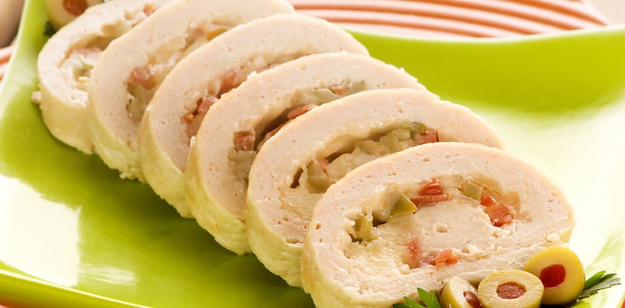Rocambole de frango