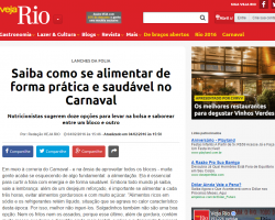 Saiba como se alimentar de forma prática e saudável no Carnaval