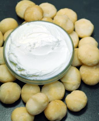 Coalhada de Macadâmias