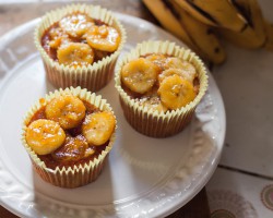 Bolinho de banana nutritivo