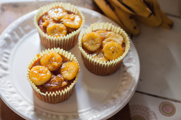 Bolinho de banana nutritivo