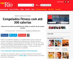 Congelados fitness com até 300 calorias