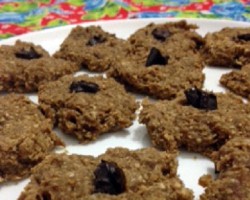 Cookie de banana com pasta de amendoim