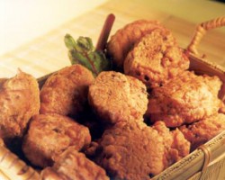 Bolinho de Folhas e Talos