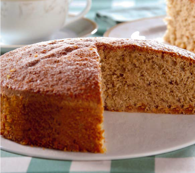 Bolo de casca de banana