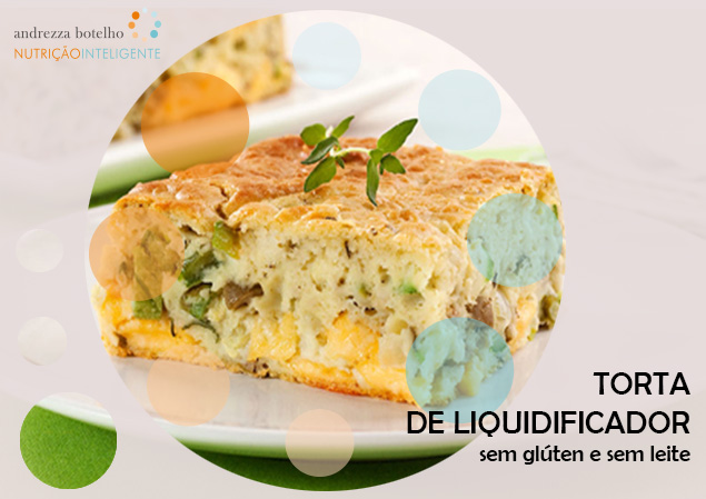TORTA SALGADA DE LIQUIDIFICADOR sem glúten e sem leite