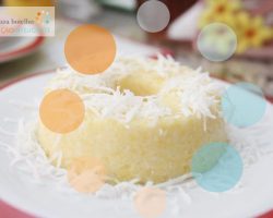 Cuscuz de tapioca e coco