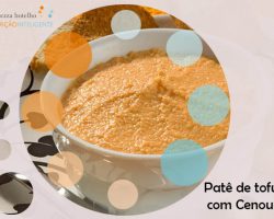 Patê de Tofu com Cenoura