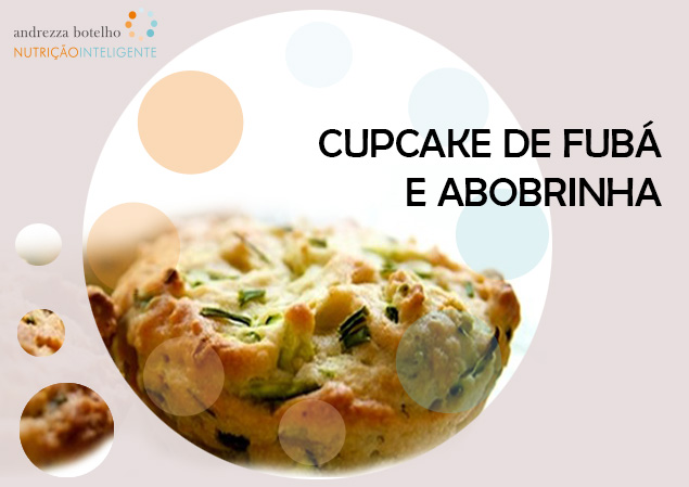 CUPCAKE DE FUBÁ E ABOBRINHA