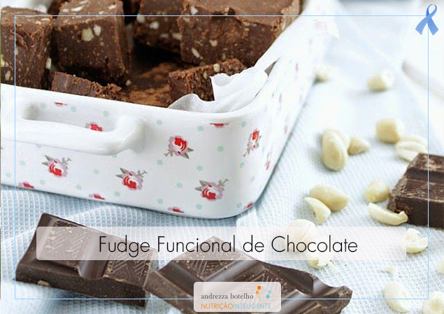 Fudge funcional de chocolate