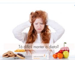 Tá difícil manter a dieta?