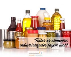 Todos os alimentos industrializados fazem mal?