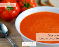 Sopa de tomate picante