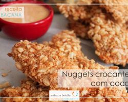 Nuggets crocante com coco