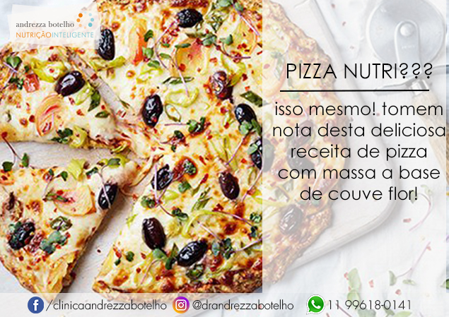 PIZZA DE COUVE FLOR