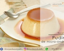 Pudim de micro-ondas