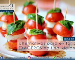 Alternativas para evitar os exageros no final de ano