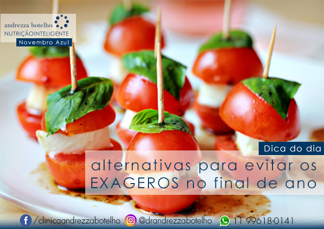 Alternativas para evitar os exageros no final de ano