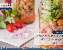 Salada no pote