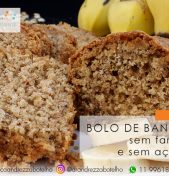 Bolo de Banana sem Farinha e sem Açúcar