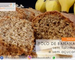 Bolo de Banana sem Farinha e sem Açúcar