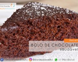 Bolo de Chocolate saudável