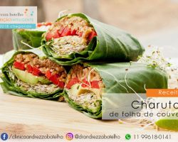 Charuto de folha de couve