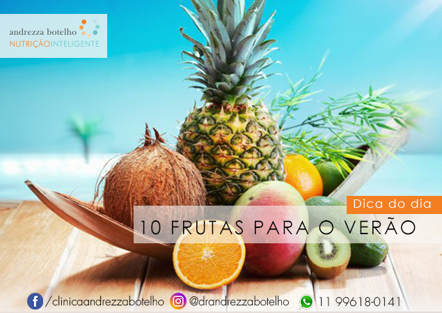 10 frutas para o verão