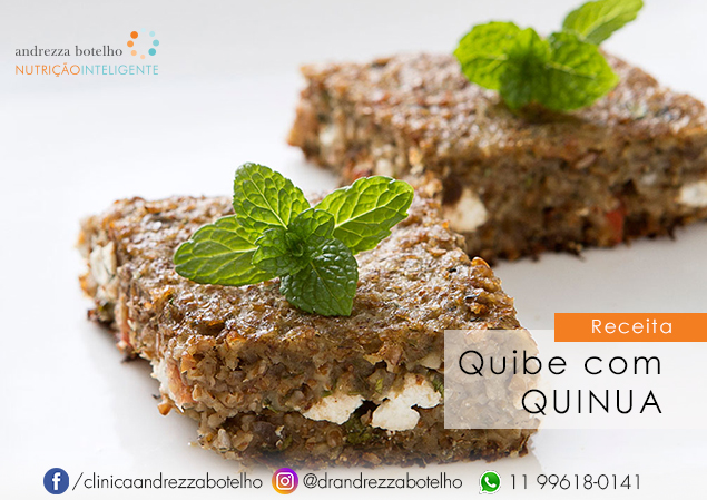 QUIBE DE CARNE COM QUINUA