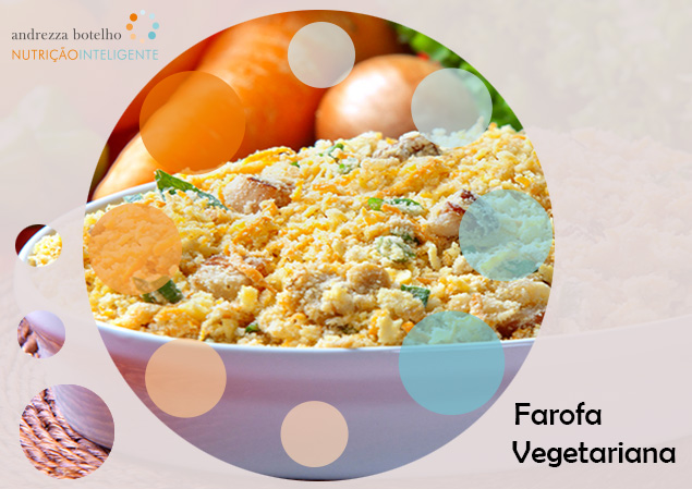 Farofa vegetariana de quinoa