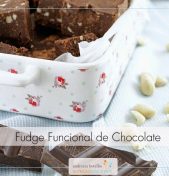 Fudge funcional de chocolate