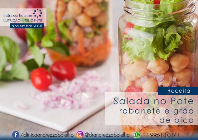 Salada no pote
